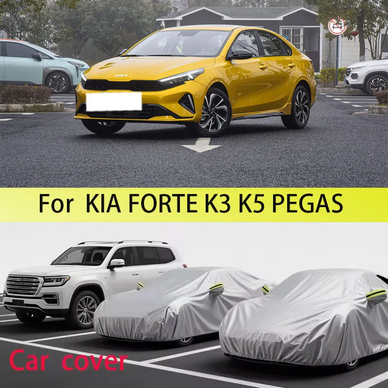 

Car cover for KIA forte,K3,K5,PEGAS Dust proof car cover,car dust,waterproof tape,with reflective strip