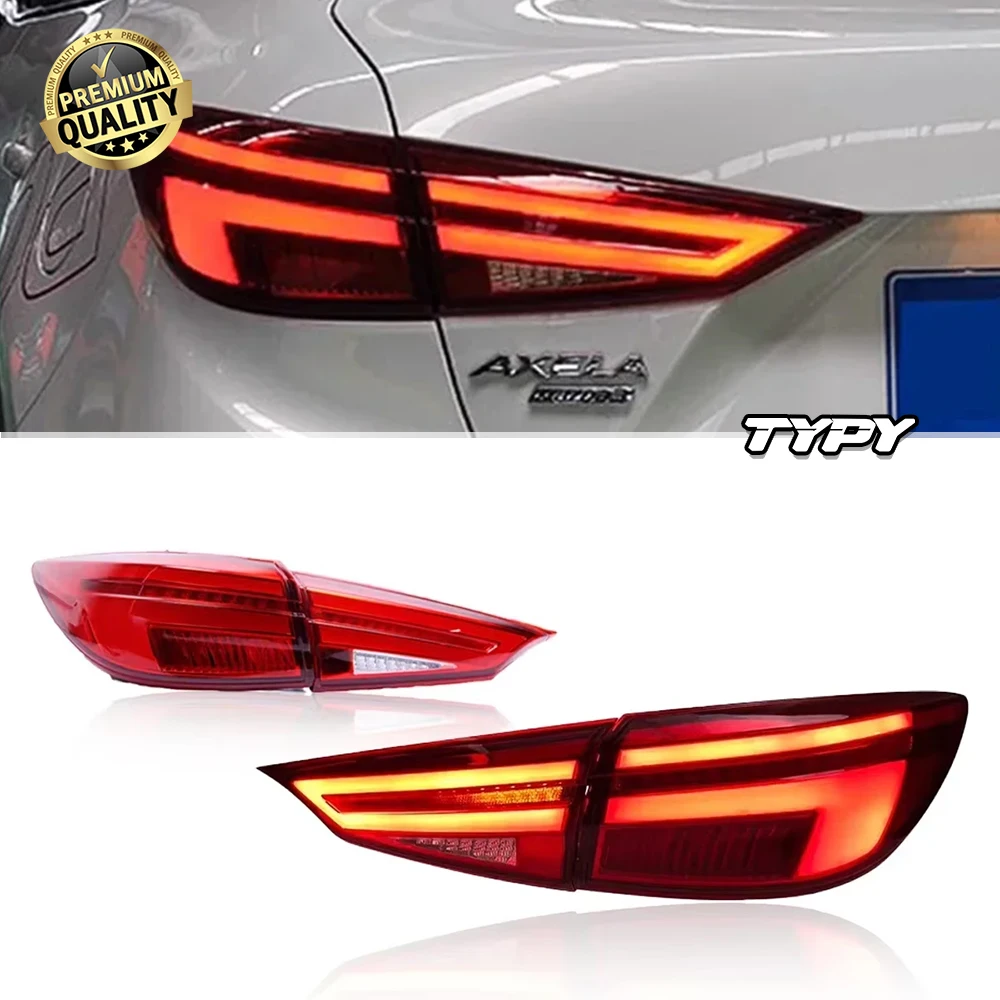 

Car Tail Lamp For Mazda 3 Axela 2014-2019 Upgrade Modified to New Dynamic Turn Signal Car LED Taillight Assembly
