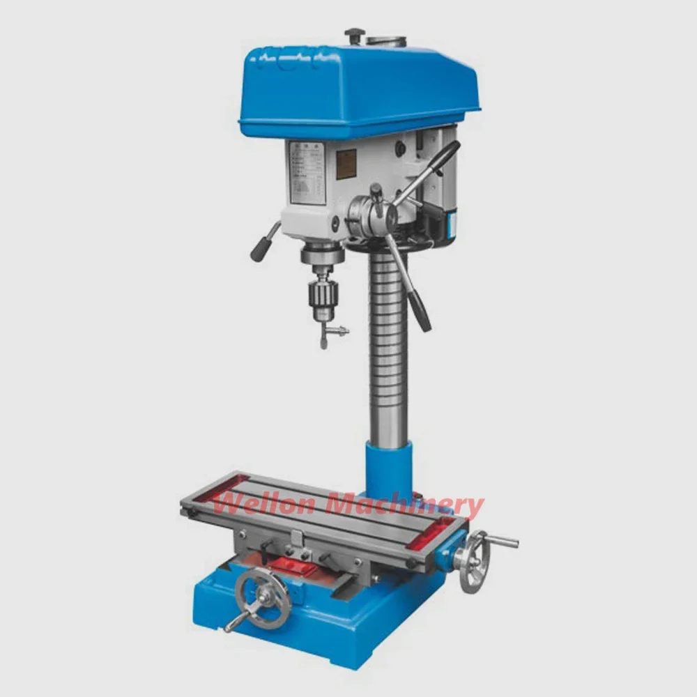 bench type milling drilling machine ZX7016 ZX7025 ZX7032 vertical manual mills with 16mm/25mm Drilling capacity