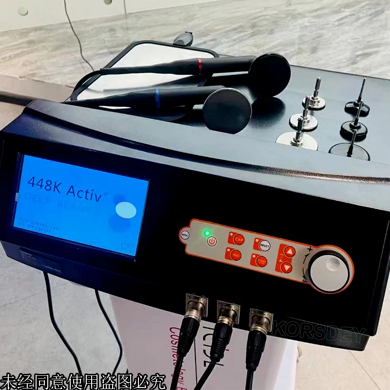 

448KHZ SMART TECAR Body Slimming Machine R45 System RET CET Deep Diathermy Face Lift Skin Tightening High Frequency Weight Loss