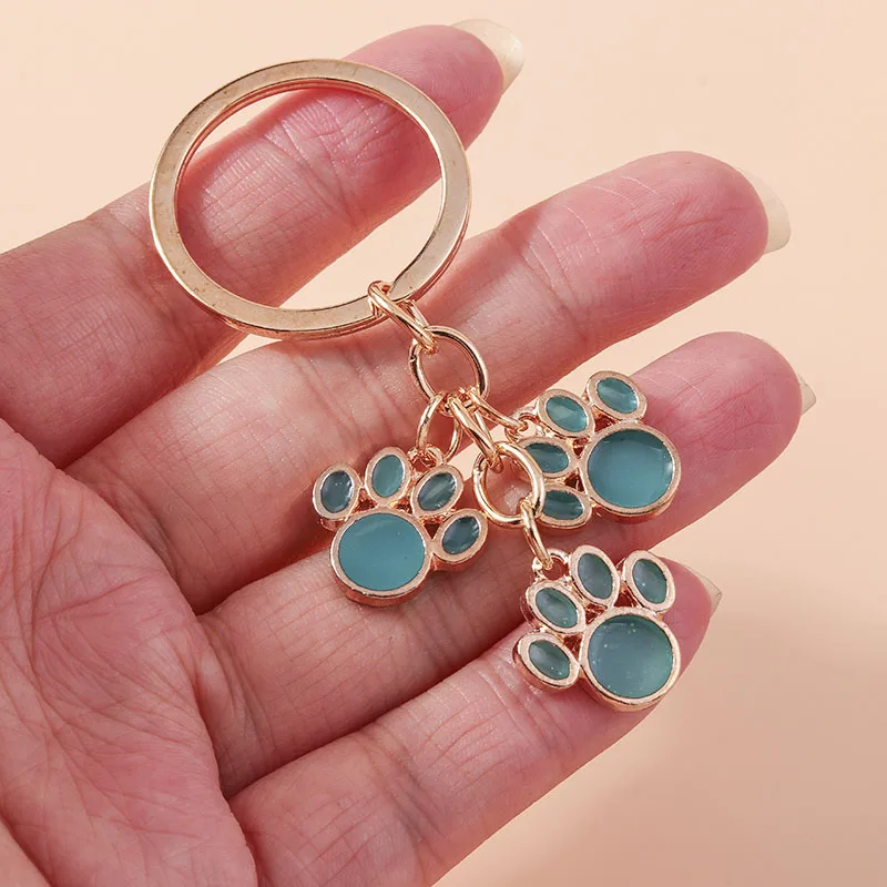 Aihua Niedlicher Schlüsselanhänger, Katze, Hund, Pfote, Schlüsselanhänger, Ketten für Damen und Herren, Handtasche, Zubehör, DIY, handgefertigter Schmuck, Geschenk – Detail 16