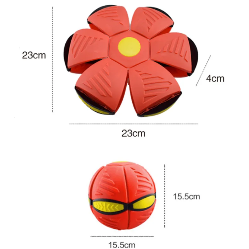 Flying UFO Flat Throw Disc Ball without LED Light, Magic Ball Toy, Outdoor Garden Beach Game, Sports Birthday Pet Toys