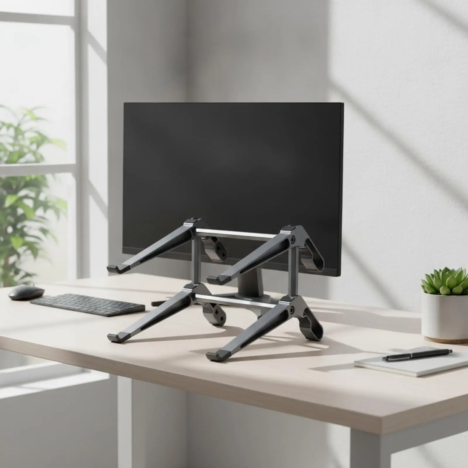 Two-tierLayer Laptop Stand Angled Laptop Stand Universal for Desk, Professionals