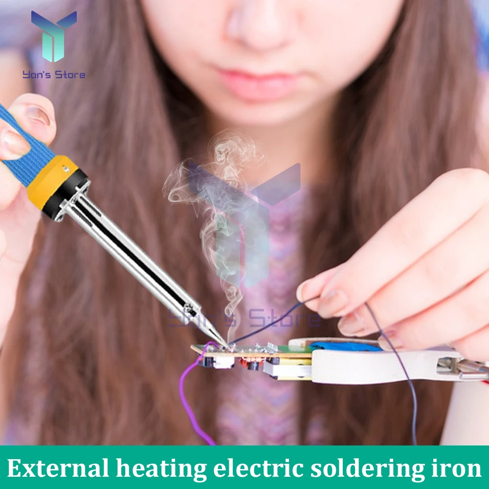 Mỏ hàn 60W Mỏ hàn điện có thể điều chỉnh nhiệt độ Trạm làm lại bút chì nhiệt cầm tay mini dụng cụ sửa chữa Hàn