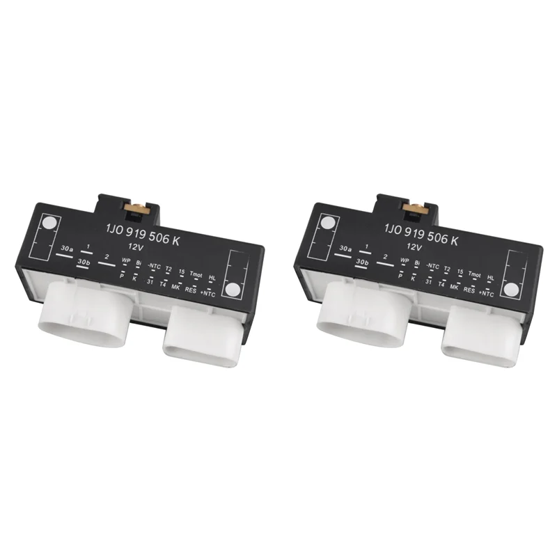 

2X Relay Radiator Fan Control For Beetle Golf MK4 BORA For - A3 TT 1J0919506K-N25R