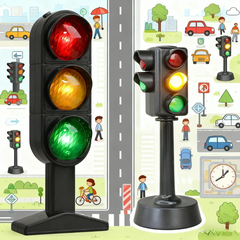1pc Simulation Traffic Light Lamp -  Traffic Light Lamp for Home, Office,Game Room Themed Decor，Transportation Ornaments