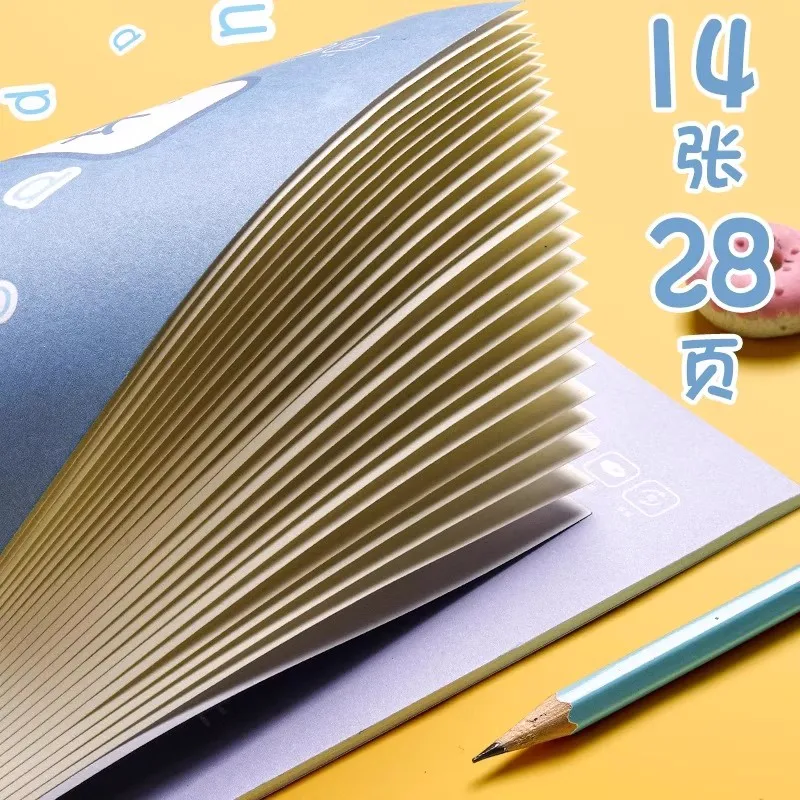 10pcs Chinese Pinyin Tianzige Exercise Book for Kids - Children's Writing Practice Notebook