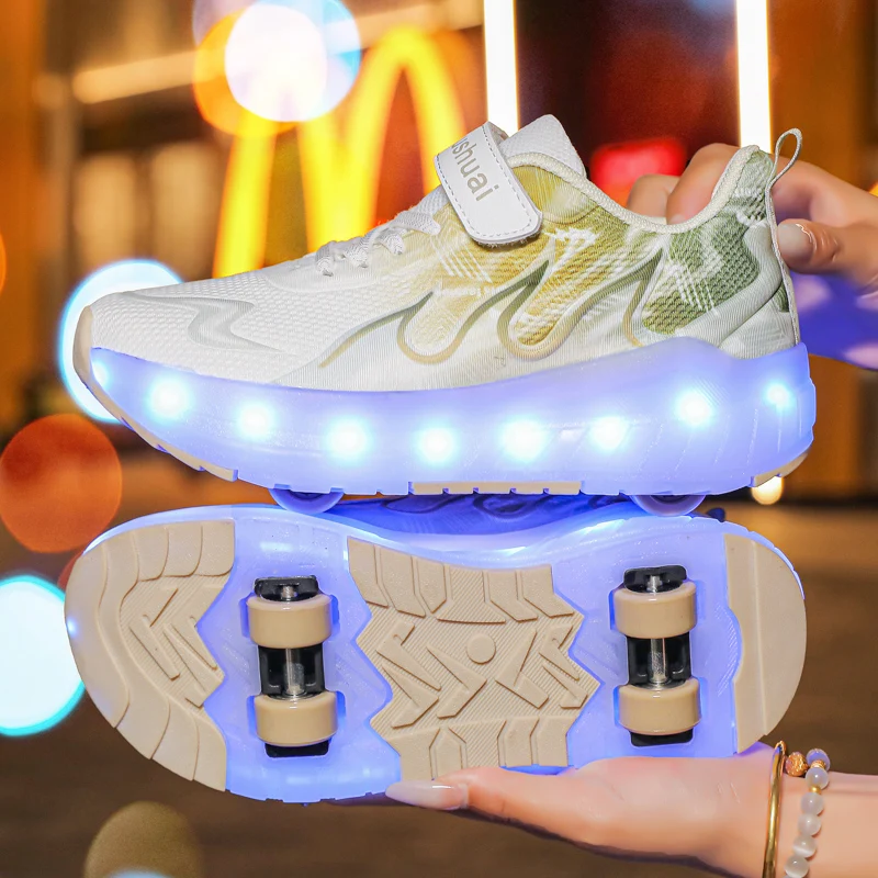 

Новые детские туфли Heelys (Viral): летние съемные 4-колесные туфли для мальчиков на 2-х колесах и студенческие трансформируемые туфли на колесиках