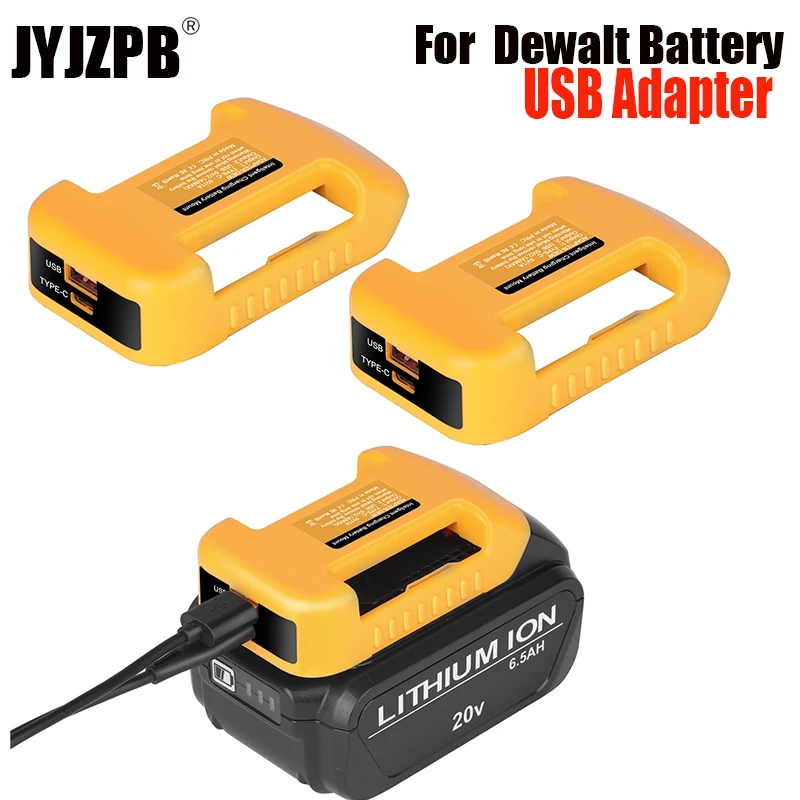 

External Battery Adapter Converter for DEWALT 18V/20V/54V Battery DIY Power Tool box mod Plug accessories kit electric extension