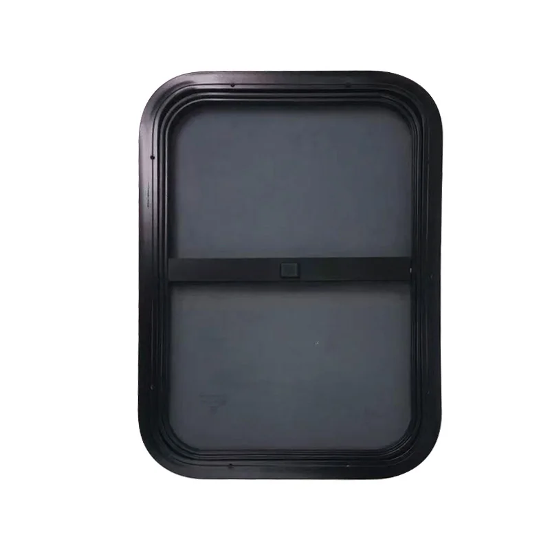 Factory Supply 350*500mm Up-down Sliding RV Caravan Trailer Sliding Window With Blackout and Anti-insect Flyscreen Custom Sizes