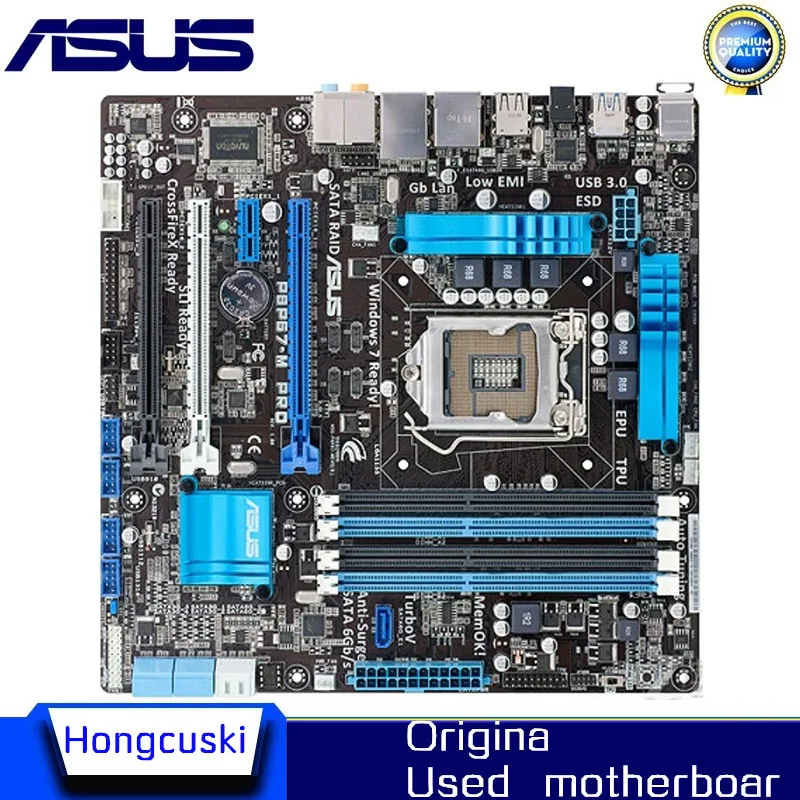 

Материнская плата ASUS P8P67-M PRO DDR3 LGA 1155, DDR3