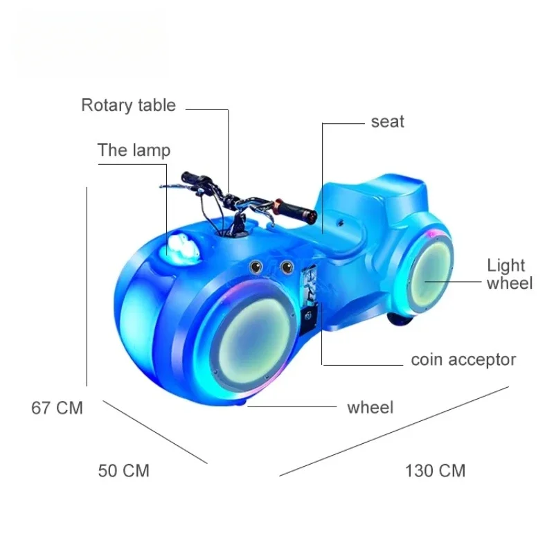 Arcade Coin Operated Games Park Ride Prince Motorcycle Electric Motorcycle Other Amusement Park Facilities For Children