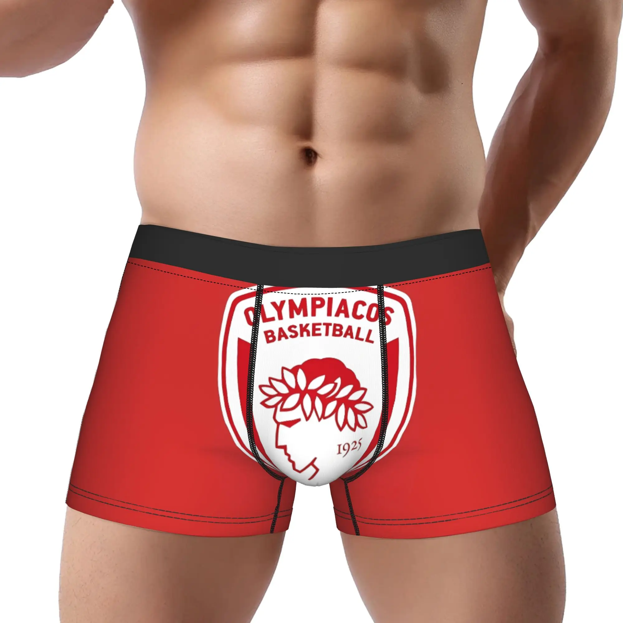 

Olympiacos Piraeus Underpants Homme Panties Man Underwear Olympiacos Comfortable Shorts Boxer Briefs