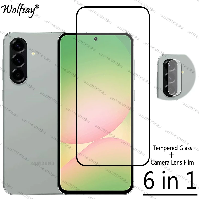 Cubierta completa de vidrio templado para Samsung Galaxy Quantum 6, Protector de pantalla, cristal de cámara Galaxy Quantum6 para Samsung Quantum 6