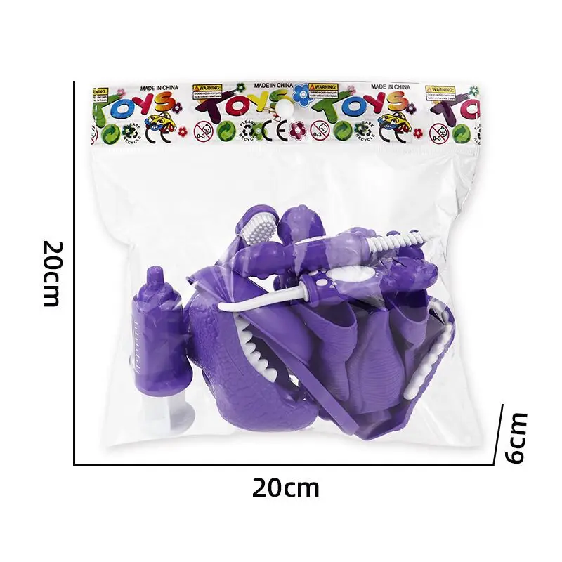 New Dinosaur Theme  Educational Toy for Children Early Learning Doctors Role Play Kids Intelligence Brushing Tooth Teaching Aids