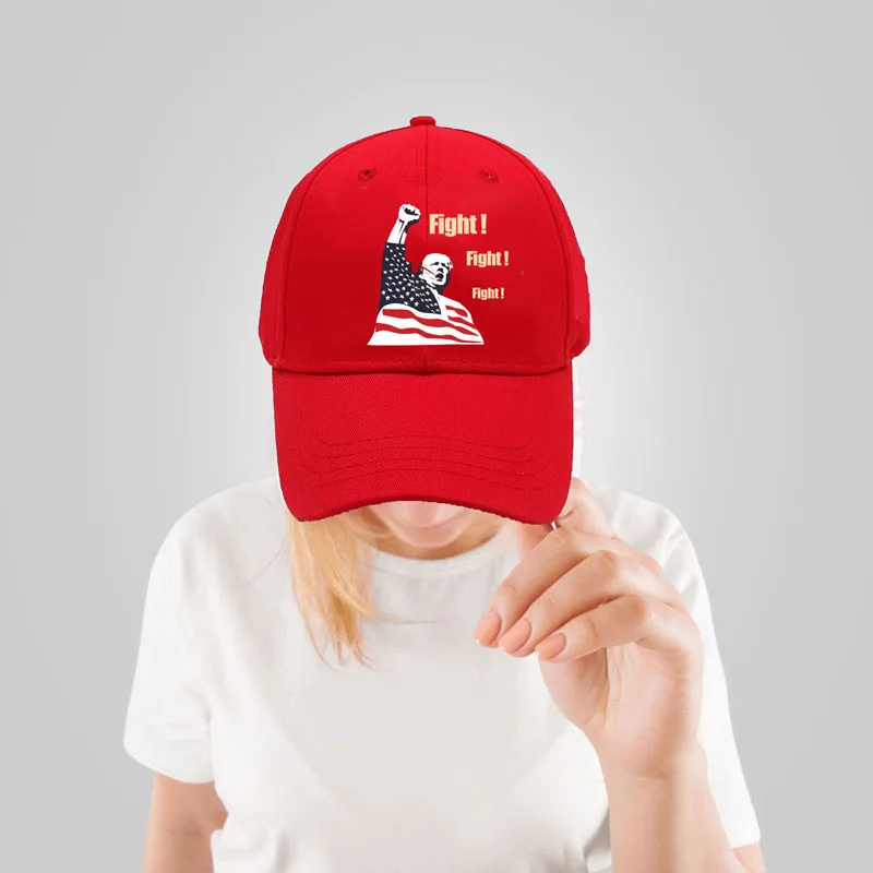 Men'S and Women'S Baseball Caps Classic Presidential Embroidery Sports Dad Hat Adjustable Red Baseball Cap
