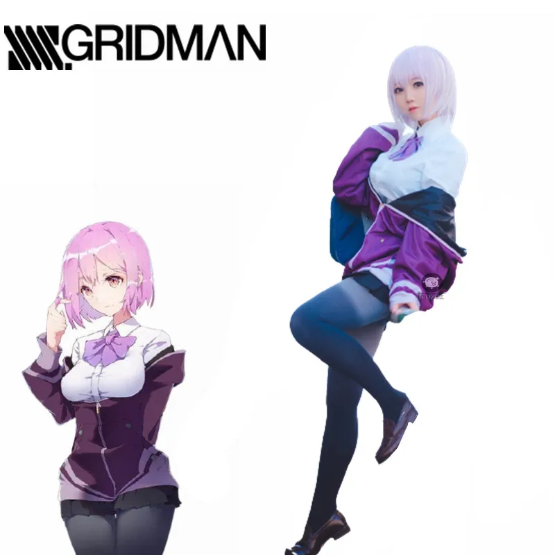 Anime SSSS.Gridman Cosplay Costumes Akane Shinjou Cosplay School Uniform Halloween Christmas Party Women Customized Costumes