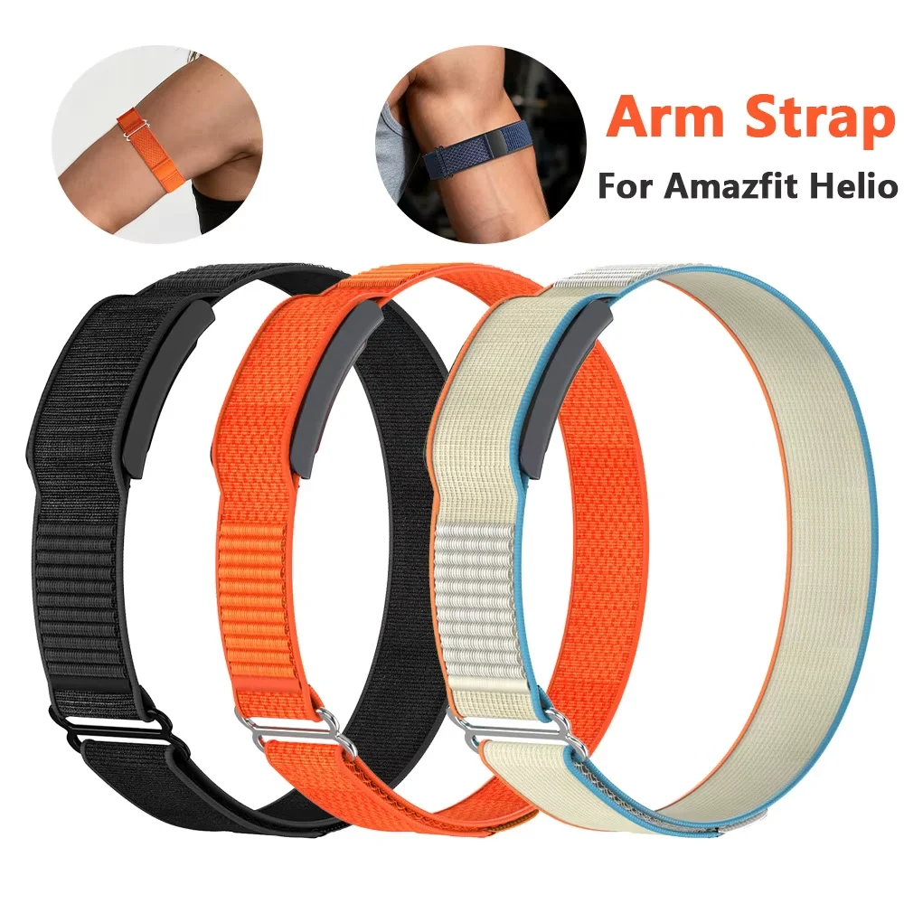 Verstellbares Nylon-Armband für Amazfit Helio, atmungsaktives Sportarmband für Fitness-Tracker, Ersatzarmband für Amazfit Helio. – Detail 2