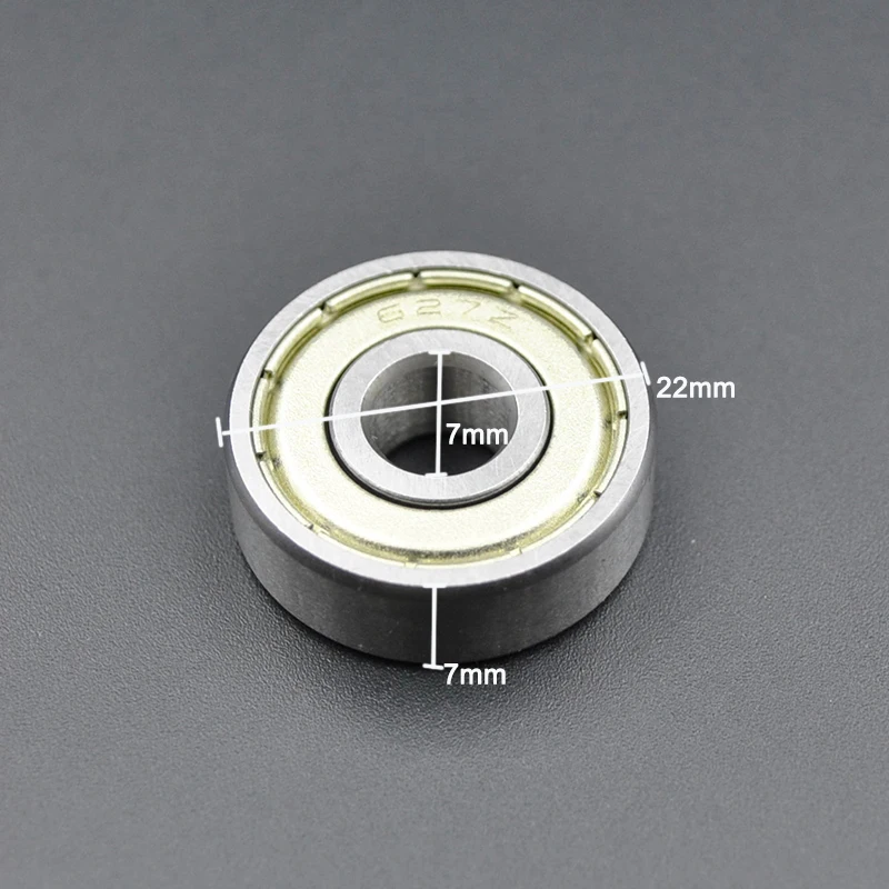 

10pcs Miniature Bearing 627ZZ 7*22*7mm 627 ZZ 2Z 2RS Chrome Steel Deep Groove Ball Bearings