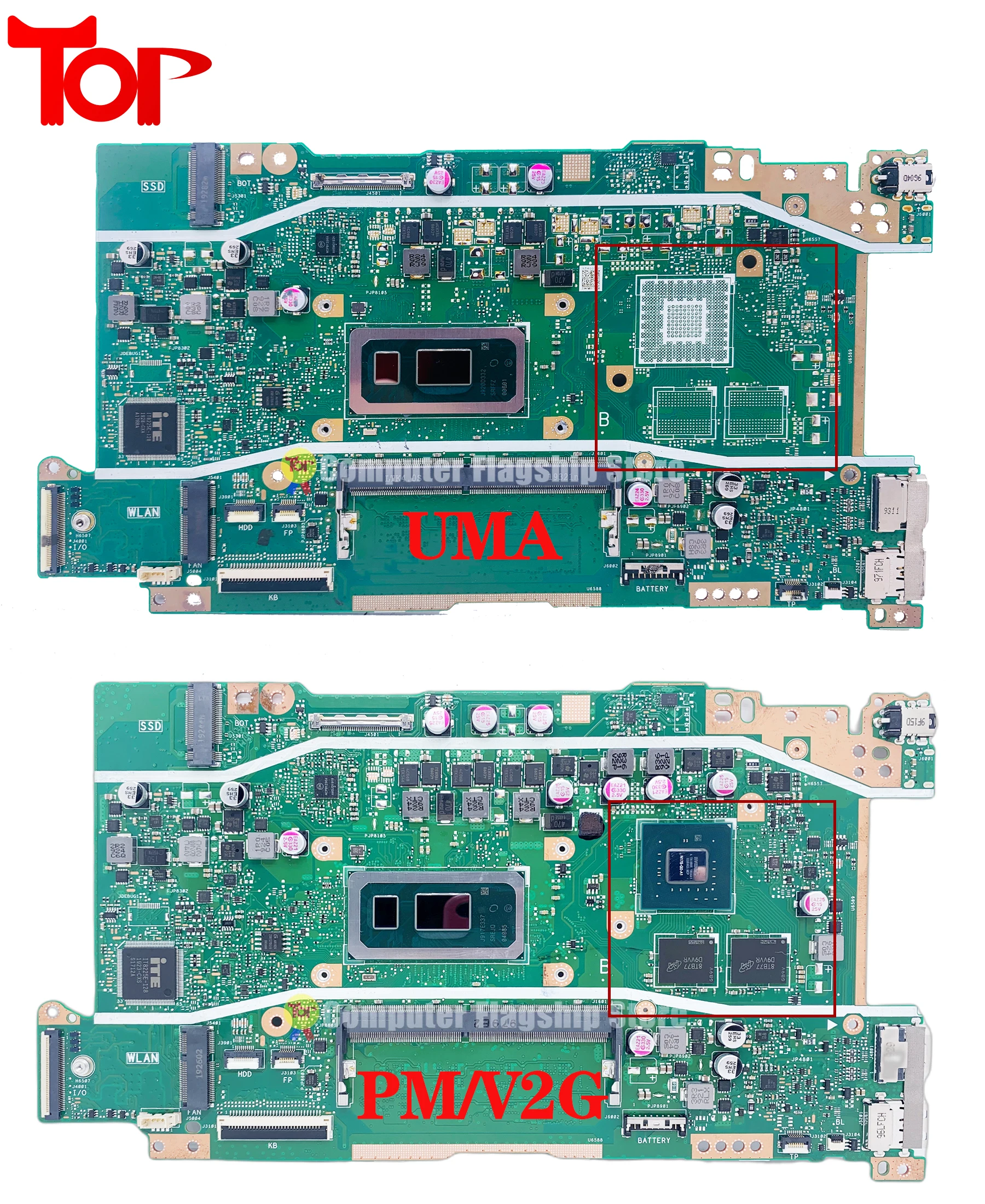 Imagem -03 - Kefu-placa-mãe Portátil para Vivobook X509fb X509fl X409f X409fj X509fa I3-i5-i7 ° 0gb 4gb 8gb pm Uma