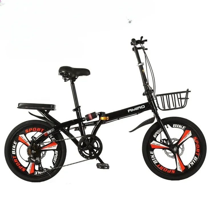 20 Inch Adult Folding Bicycle Small Home Mobility Bicycle Children Variable Speed Bicycle