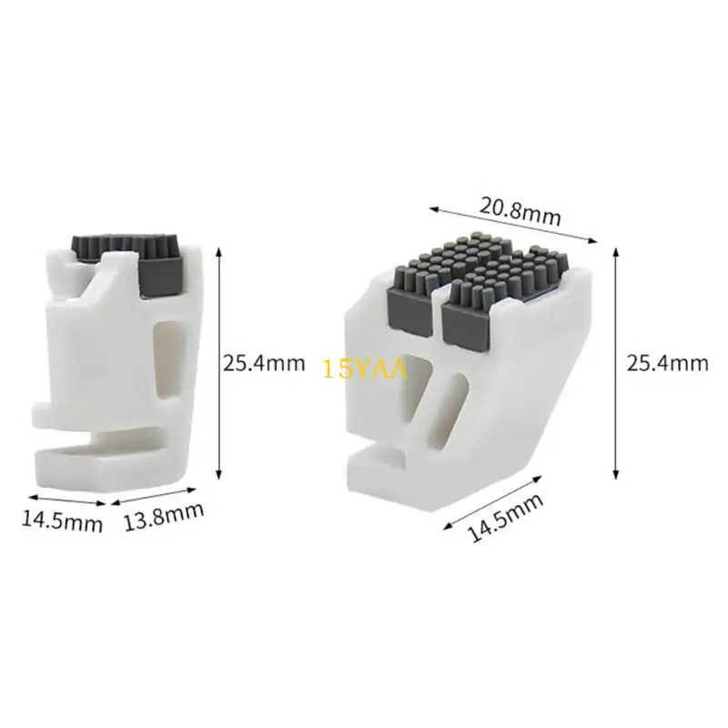 15ya مرنة فرشاة فوهة واحدة/مزدوجة من أجل X1C P1P P1S صيانة الأداة السيليكون يمنع أضرار المربى #6