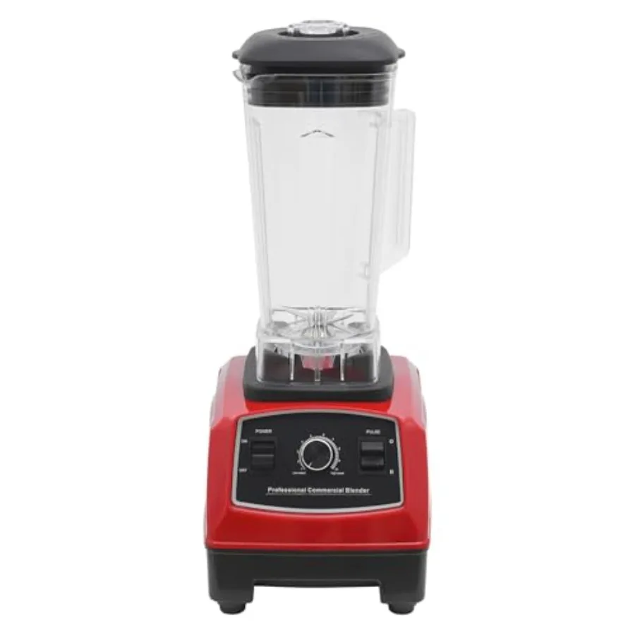 

Professional Blender 2000ml Capacity 2200W Power 45000RPM Speed Red Color Smoothies and Shakes