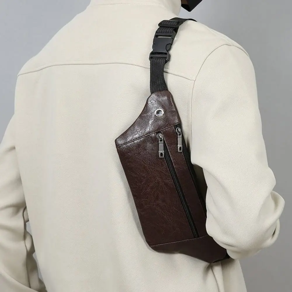 

Новая водонепроницаемая поясная сумка из ПУ, многофункциональная сумка для телефона, износостойкая спортивная сумка