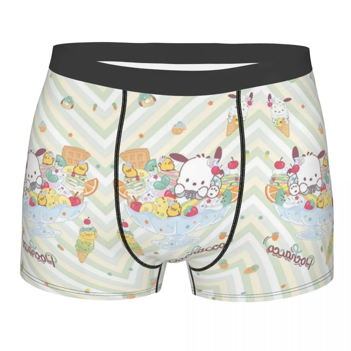 

Пользовательские Pochacco милое нижнее белье с героями мультфильмов мужские эластичные трусы-боксеры с кавайным принтом шорты мягкие трусы для Homme
