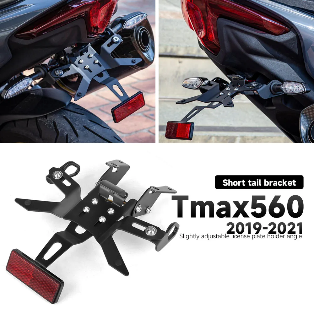 Für Yamaha TMAX 560 T-MAX 560 2019 2020 2021 Motorrad Hinten Kurze Schwanz Kennzeichen Halter Fender Eliminator Reitstock Halterung