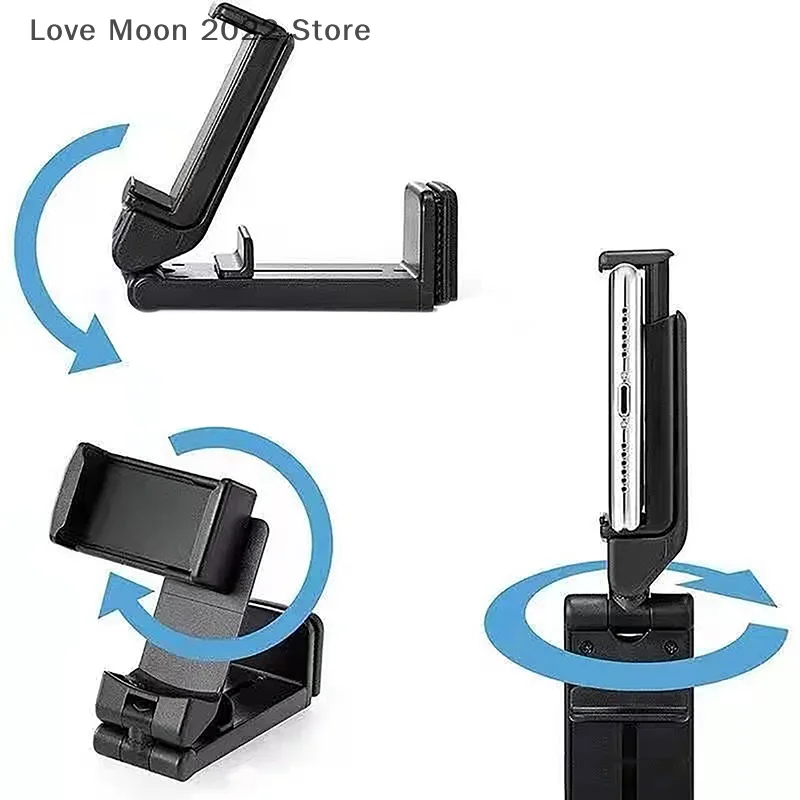 Dudukan Ponsel Pesawat Berdiri Sel Ponsel Portabel Dudukan Perjalanan Meja Penerbangan Dapat Dilipat Dapat Diputar Selfie Memegang Dukungan Kursi Kereta