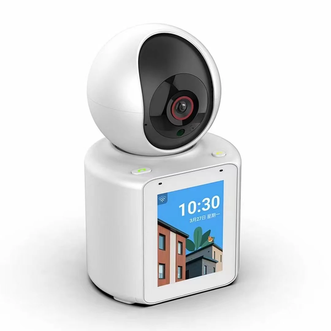 2.8Inch IPS Screen 2MP 1080P V360Pro APP Video Phone PTZ IP Dome Camera AI Humanoid Detection Home Security Baby Monitor