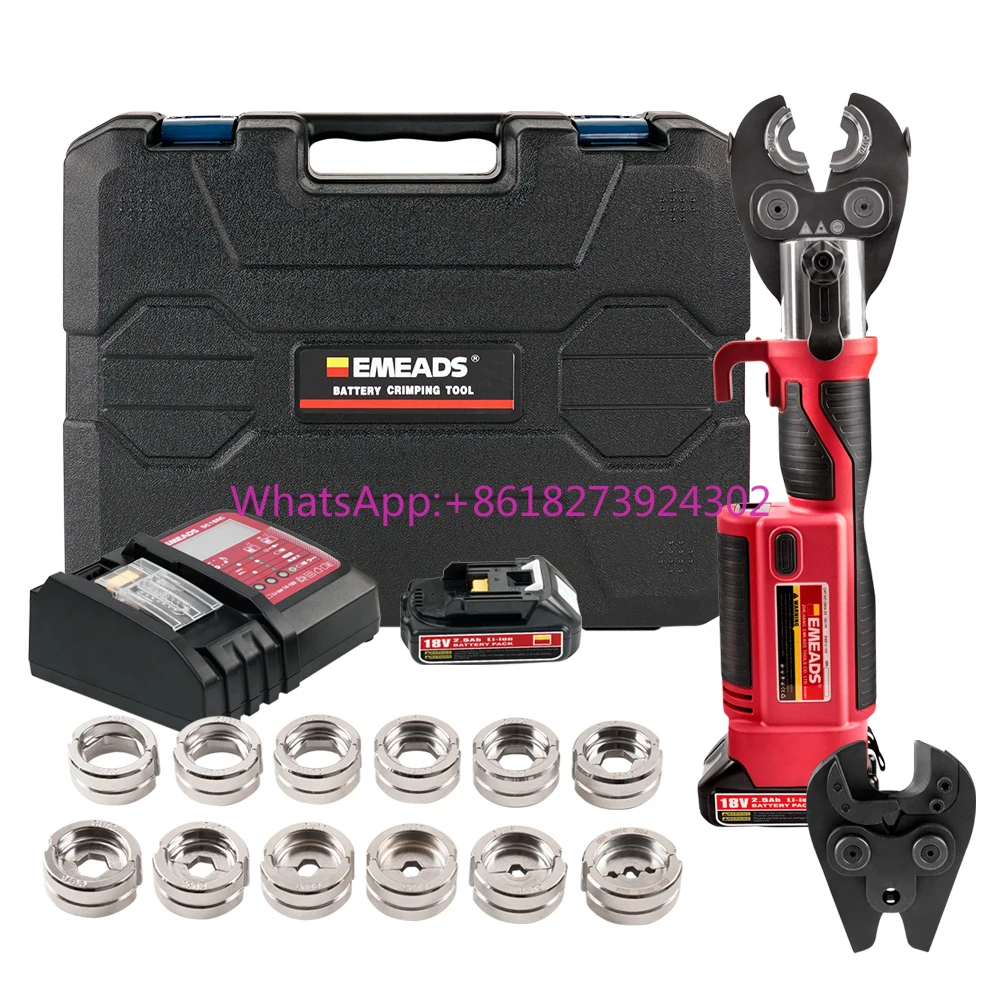

Emeads GES-300C-2 Pro Press Electric Plumbing Copper Pipe Tool Hydraulic Hvac Crimping Tools Plastic Box EMEADS