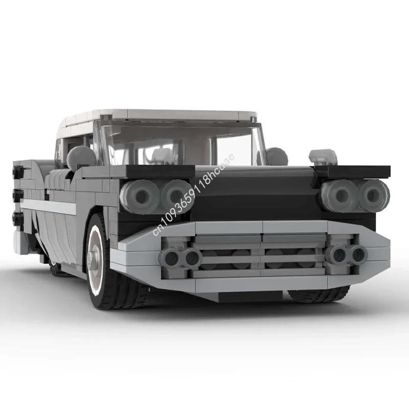 326pcs MOC Bowtie Impala Black City Champions Supercar Model Bouwstenen Verjaardag Kids Architectuur Ambachtelijke Speelgoed Kerstcadeau