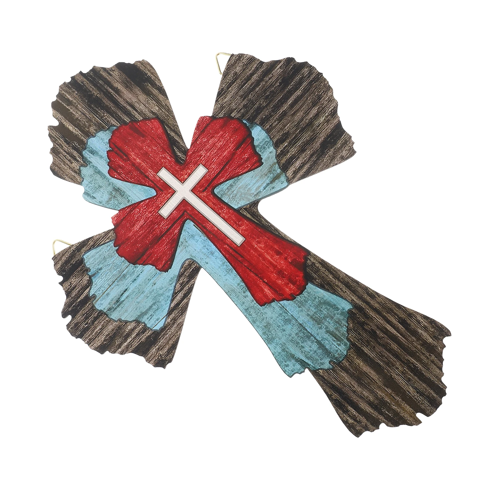

Wood Cross Wall Decor Hand Carved Rustic Home Decorative Crosses for Bedroom Living Room Western DIY Party Decoration