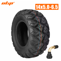 ULIP 14x5.0-6.5 Off-road Tubeless Tyre for FLJ K6 E2 K14 Electric Scooter Tire 14 Inch Tyres 130/70-6.5 Tire Replacement Parts