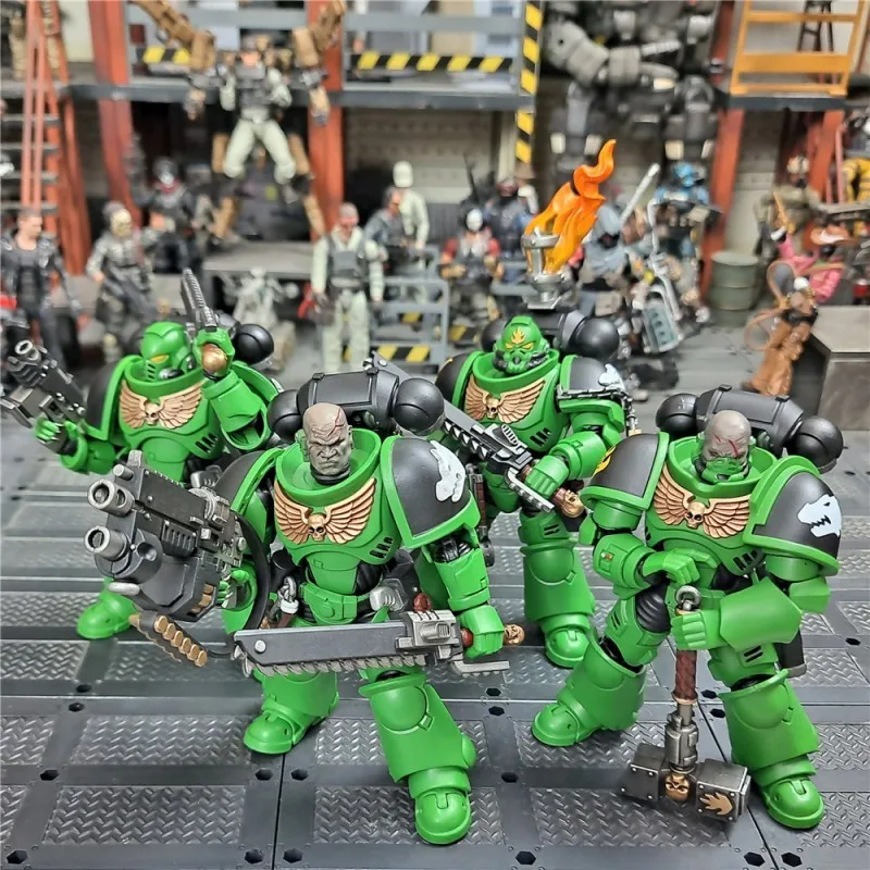 JOYTOY salamandre Intercessors sergent Tsek'gan frère Haecule Eradicators frère Xavak 1/18 figurine Warhammer 40K jouet