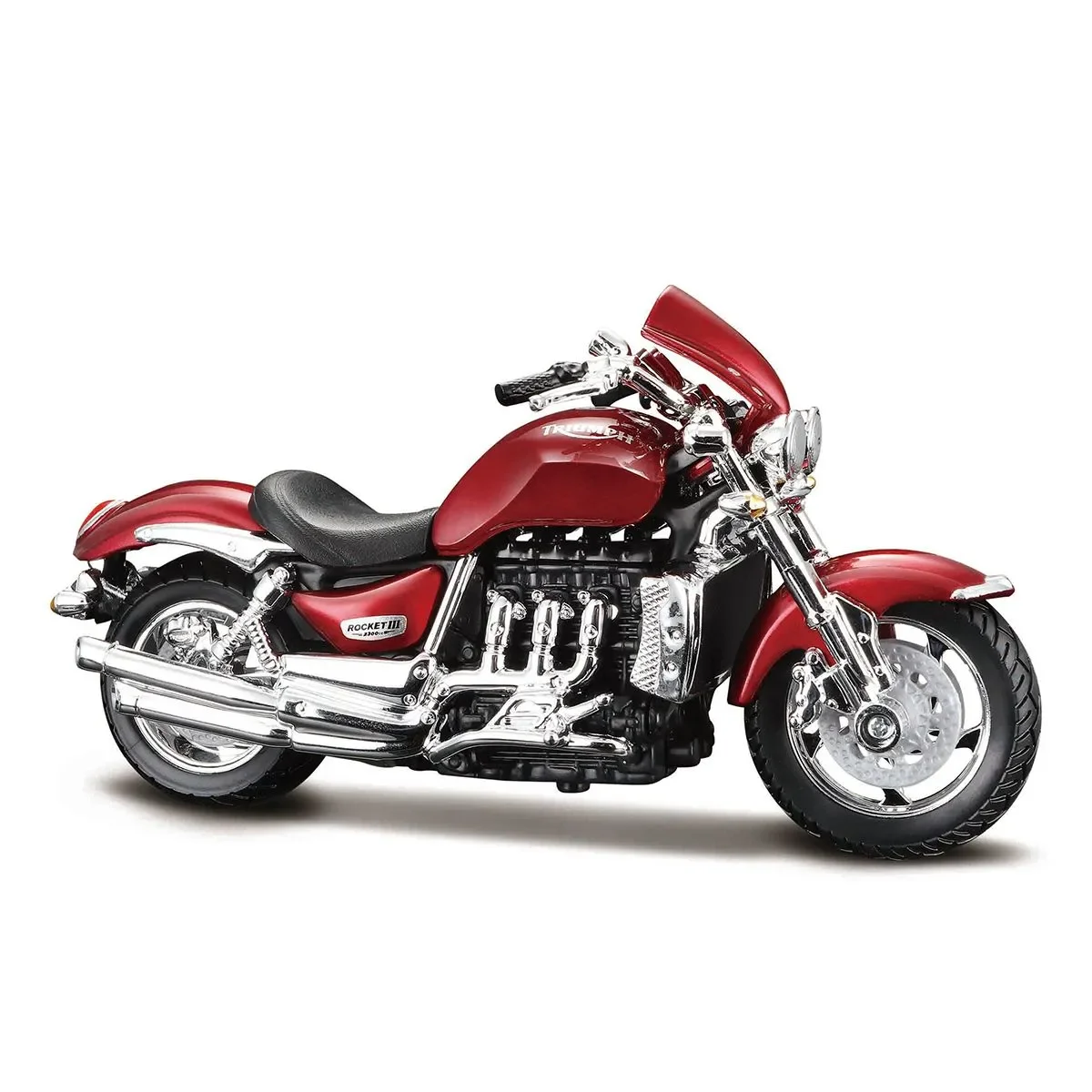 Bburago 1:18 Honda Africa Twin Ducati، نموذج دراجة نارية مصنوع من خليط معدني لمحاكاة الرالي