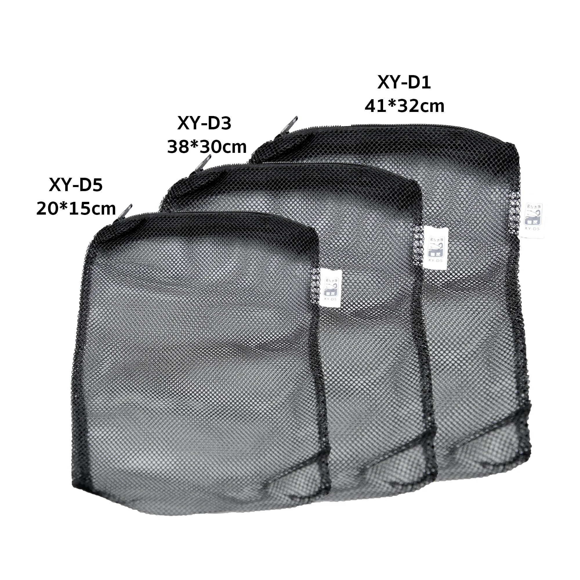 10pcs/bag Black xinyou aquarium nylon filter media bags D-1/3/5/6