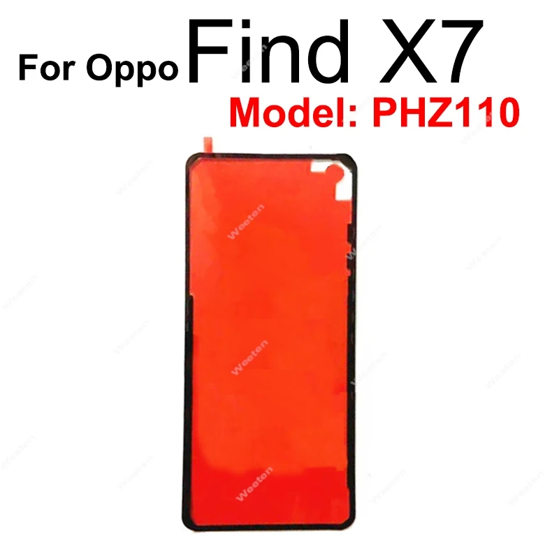 For OPPO Find X X2 X3 X5 X6 Pro Lite Neo X7 Ultra Rear Battery Door Housing Cover Adhesive Back Battery Housing Cover Sticker  image 5