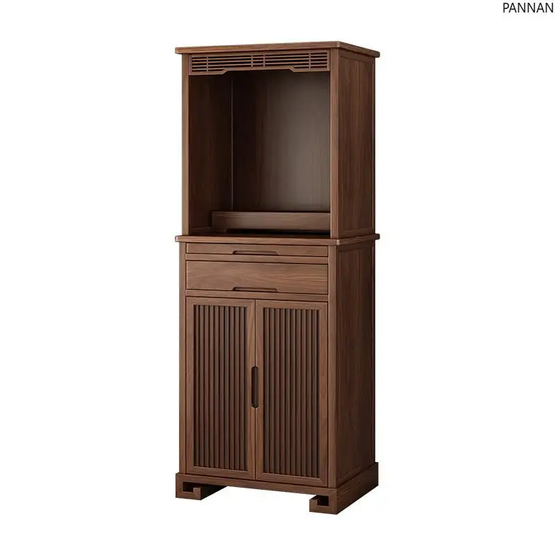 

Table Shrine Standing Cabinet Solid Wood Household Light Luxury God of Wealth Cabinet Shrine Buddhist Terrace