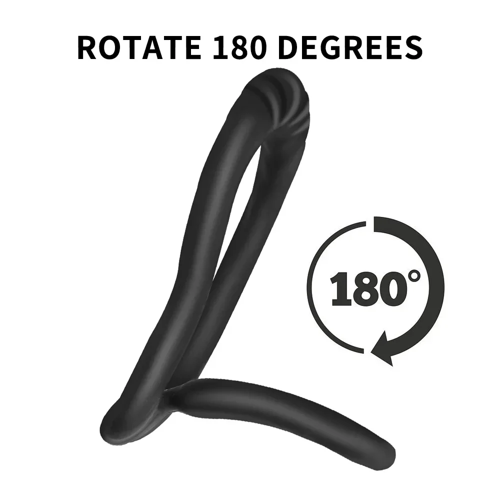 Silicone Cock Ring o Locking Male Penis Ring Delay Ejaculation Erection Lasting Scrotum Dick Enlarger Ring Sex Toys for Men 18+