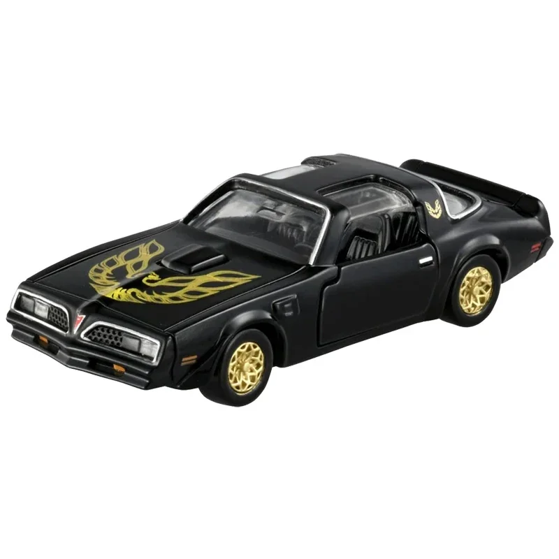 TAKARA TOMY simulation alloy die cast car Flagship Black Box TP21 Pontiac Firebird Sports car children's toy, birthday gift