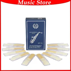10 Pcs/Set Blue Box Soprano/Alto/Tenor B Flat Saxophone Reeds High Quality Clarinet Reed Woodwind Accessories & Parts