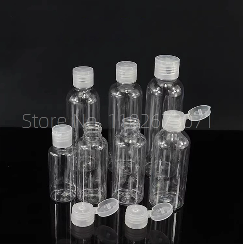 5ml-120ml Clear empty bottle Plastic portable bottle Travel Container Refillable Cosmetic Container Refillable squeeze bottle