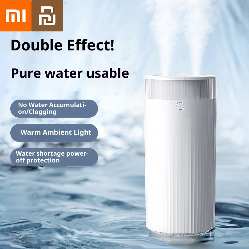 

Xiaomi Youpin USB увлажнитель воздуха с двойным распылителем, 1250 мл, увлажнитель для ароматерапии, крутой туманообразователь, очиститель тумана для домашнего офиса