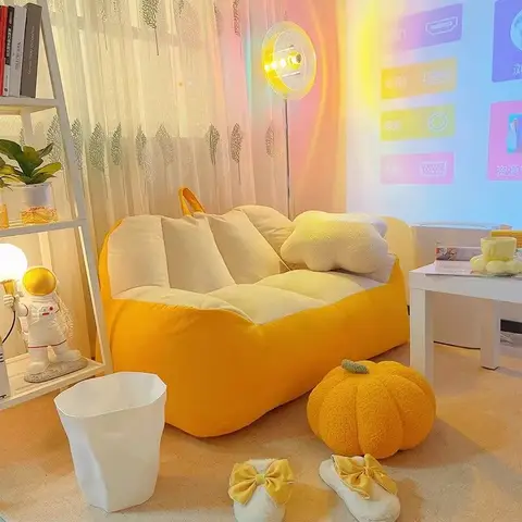 미니 2인용 빈백 소파 침대 오토만 다다미 임대 주택 발코니 침실 기숙사 바닥 소형 소파 미니 2인용 빈백 소파 침대 오토만 다다미 임대 주택 발코니 침실 기숙사 바닥 소형 소파