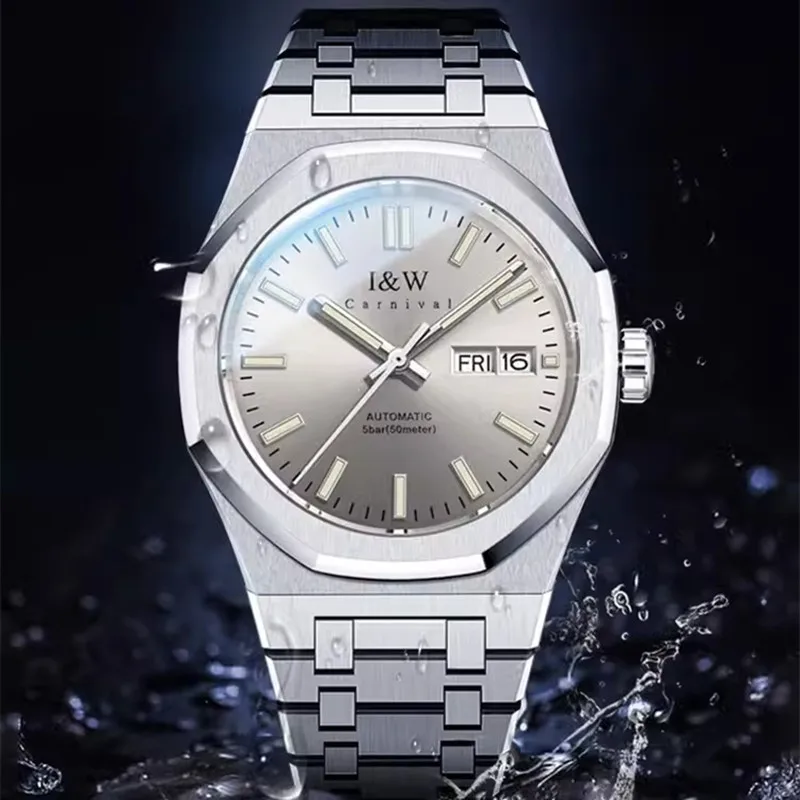 Montre Homme CARNIVAL Mechanical Dress Watches for Man Brands Luxury Sapphire Automatic Wristwatches Mens Waterproof 2026 Reloj