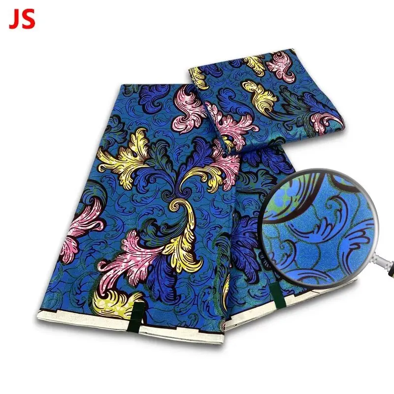 Grand Super 100% Cotton African Wax Fabric High Quality Wax Print Ankara Fabric For Sewing 6yards Women Fabric