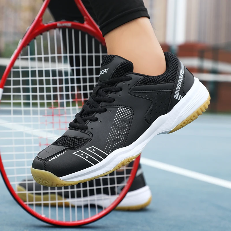 

Men Women Professional Badminton Shoes for Training Table Tennis Indoor Outdoor Breathable Sport Sneakers